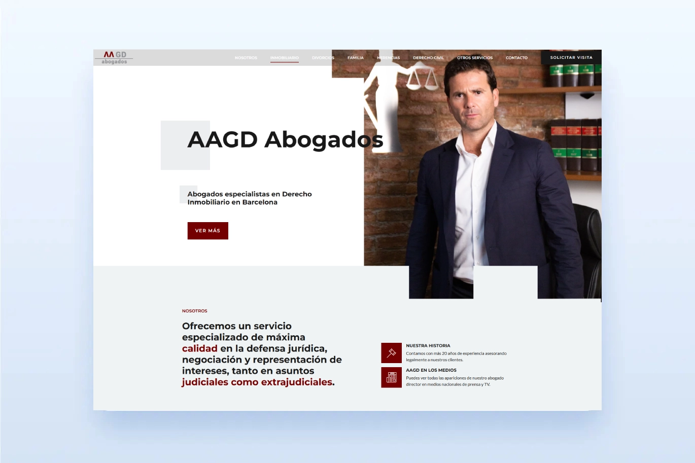Diseño web para Abogados